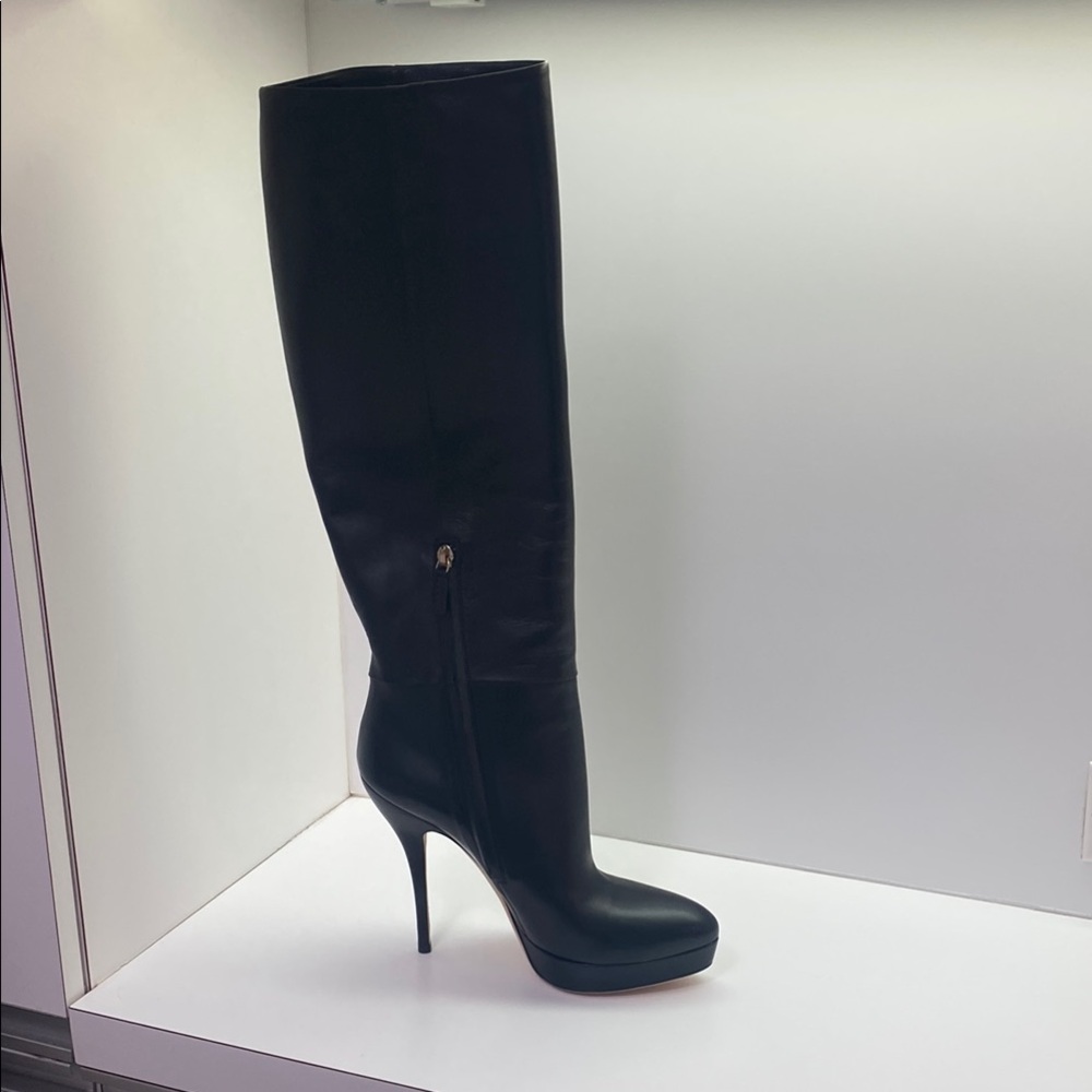 Gucci Black Heeled Boots with Stiletto Heel